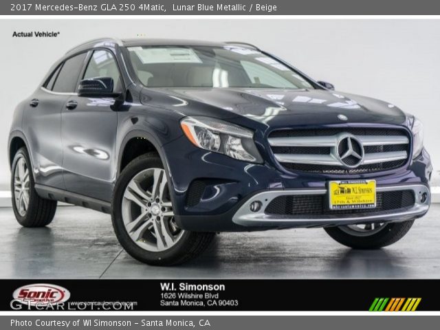 2017 Mercedes-Benz GLA 250 4Matic in Lunar Blue Metallic