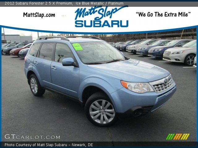 2012 Subaru Forester 2.5 X Premium in Ice Blue Metallic
