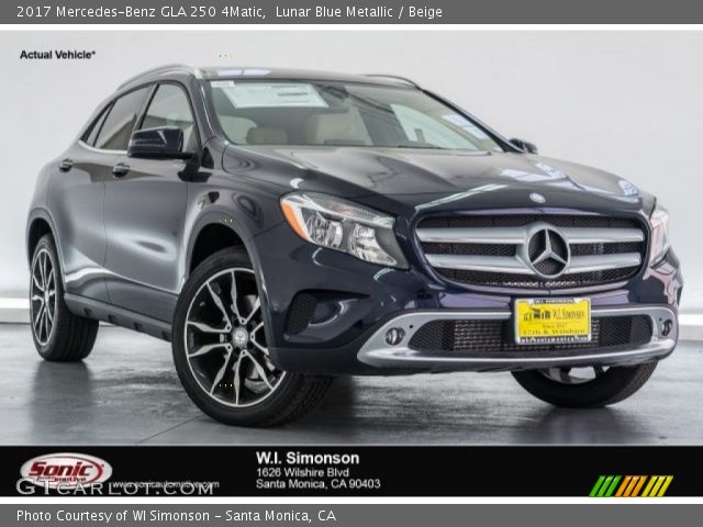 2017 Mercedes-Benz GLA 250 4Matic in Lunar Blue Metallic