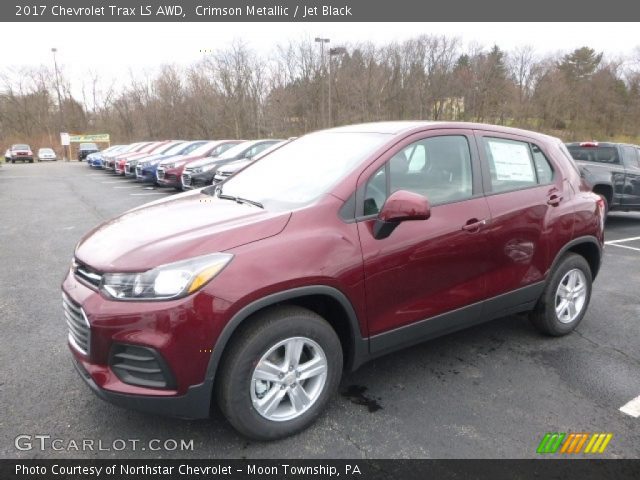 2017 Chevrolet Trax LS AWD in Crimson Metallic