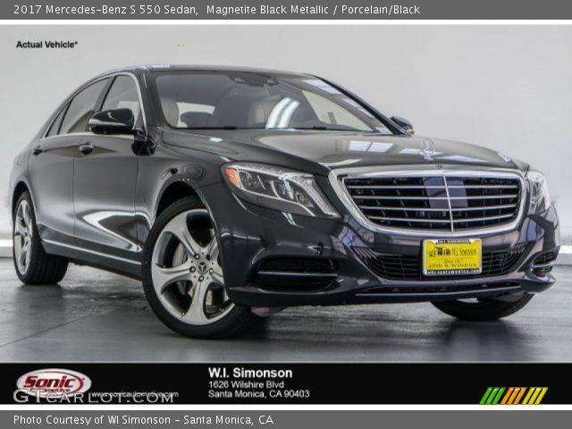 2017 Mercedes-Benz S 550 Sedan in Magnetite Black Metallic