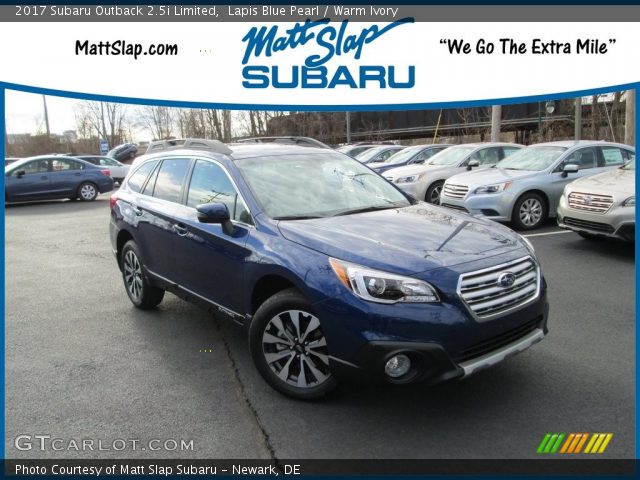 2017 Subaru Outback 2.5i Limited in Lapis Blue Pearl