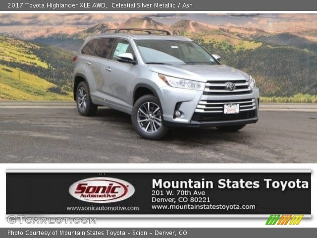 2017 Toyota Highlander XLE AWD in Celestial Silver Metallic