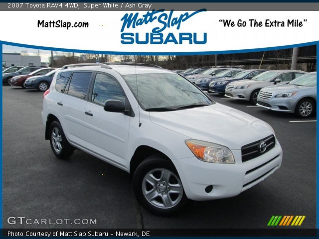 2007 Toyota RAV4 4WD in Super White