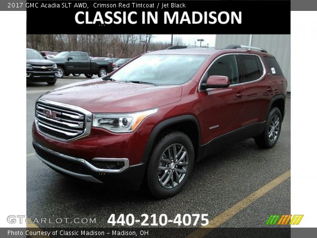 2017 GMC Acadia SLT AWD in Crimson Red Tintcoat