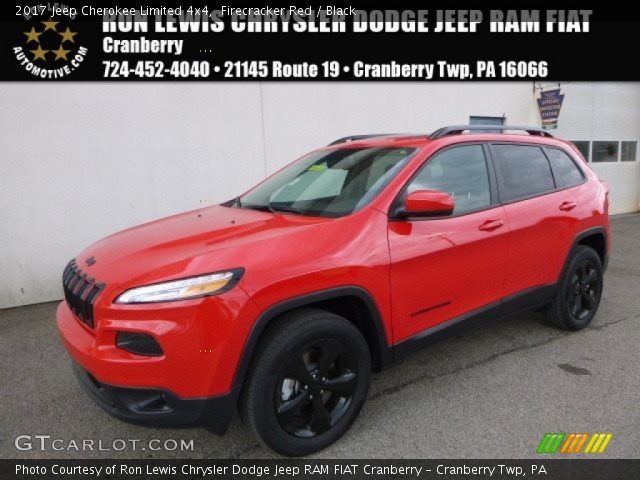 2017 Jeep Cherokee Limited 4x4 in Firecracker Red