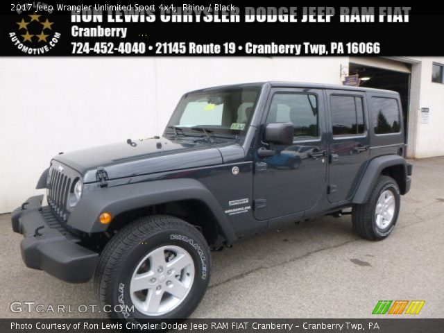 2017 Jeep Wrangler Unlimited Sport 4x4 in Rhino