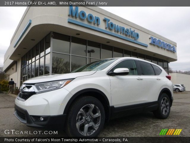 2017 Honda CR-V EX-L AWD in White Diamond Pearl