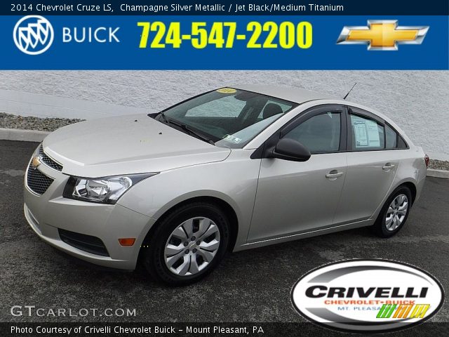 2014 Chevrolet Cruze LS in Champagne Silver Metallic