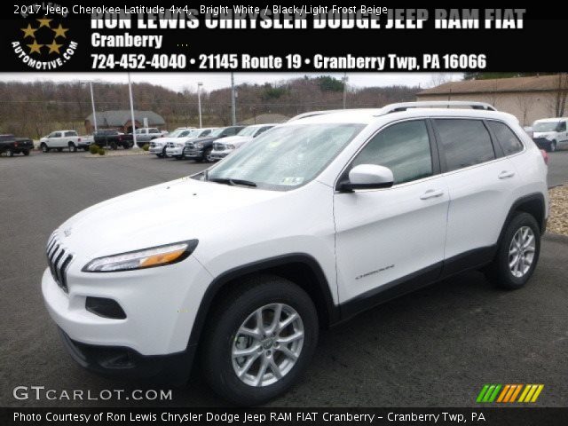 2017 Jeep Cherokee Latitude 4x4 in Bright White