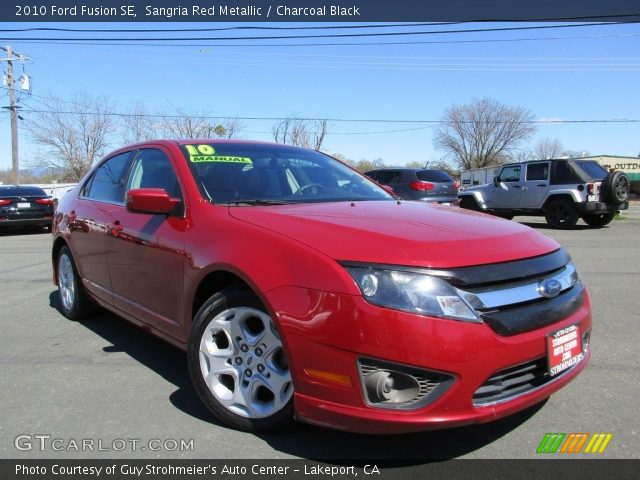 2010 Ford Fusion SE in Sangria Red Metallic