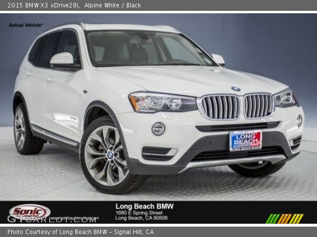2015 BMW X3 xDrive28i in Alpine White