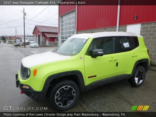 2017 Jeep Renegade Trailhawk 4x4 in Hypergreen