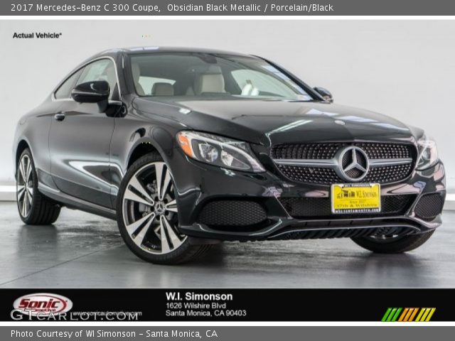 2017 Mercedes-Benz C 300 Coupe in Obsidian Black Metallic