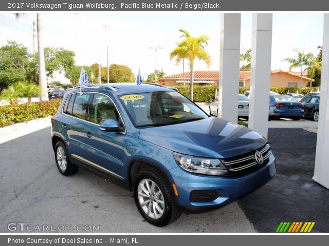 2017 Volkswagen Tiguan Wolfsburg in Pacific Blue Metallic