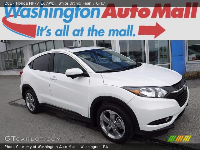 2017 Honda HR-V EX AWD in White Orchid Pearl