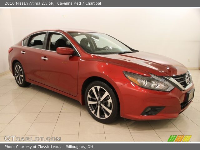2016 Nissan Altima 2.5 SR in Cayenne Red