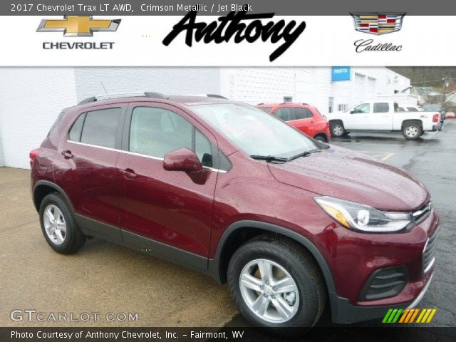 2017 Chevrolet Trax LT AWD in Crimson Metallic