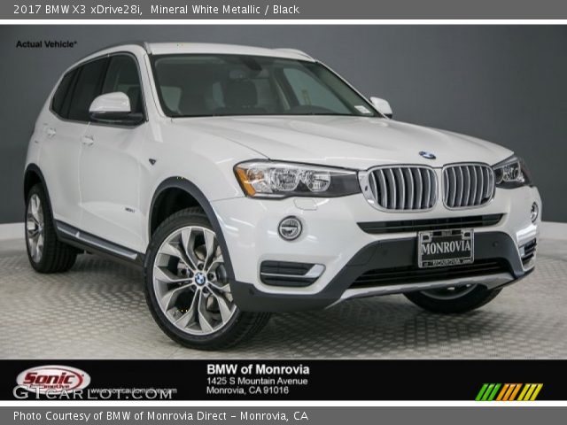 2017 BMW X3 xDrive28i in Mineral White Metallic