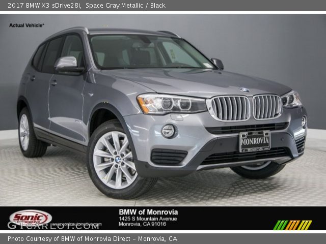 2017 BMW X3 sDrive28i in Space Gray Metallic