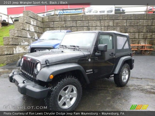 2015 Jeep Wrangler Sport 4x4 in Black