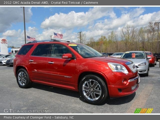 2012 GMC Acadia Denali AWD in Crystal Red Tintcoat