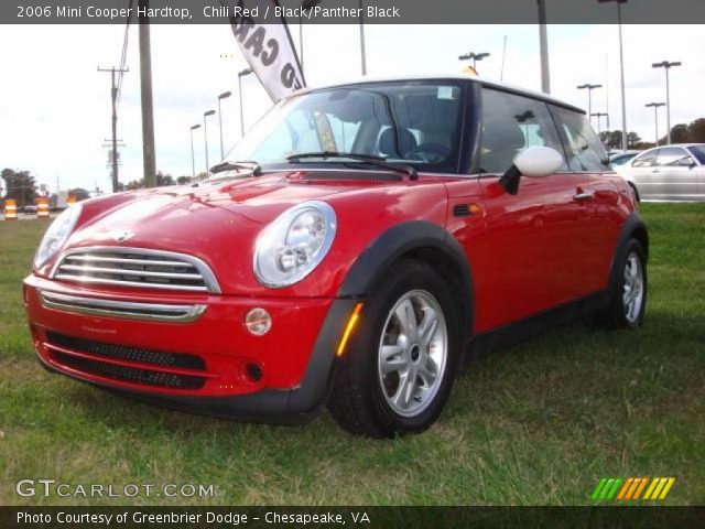 2006 Mini Cooper Hardtop in Chili Red