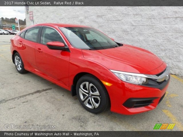2017 Honda Civic LX Sedan in Rallye Red