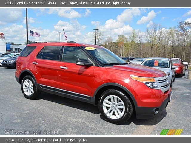 2012 Ford Explorer XLT 4WD in Red Candy Metallic