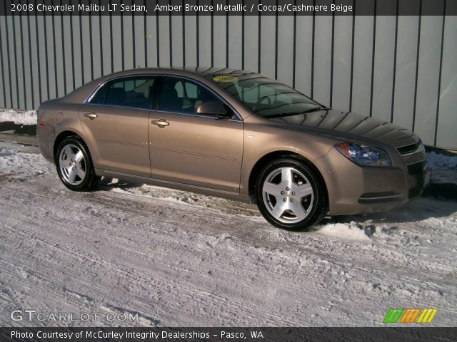 2008 Chevrolet Malibu LT Sedan in Amber Bronze Metallic