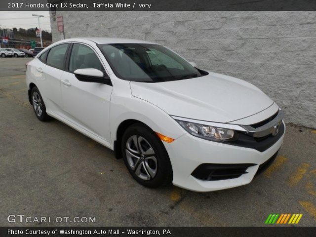 2017 Honda Civic LX Sedan in Taffeta White