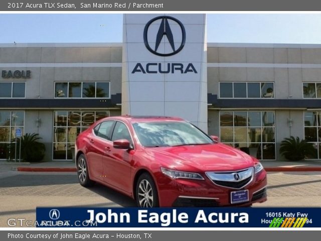 2017 Acura TLX Sedan in San Marino Red