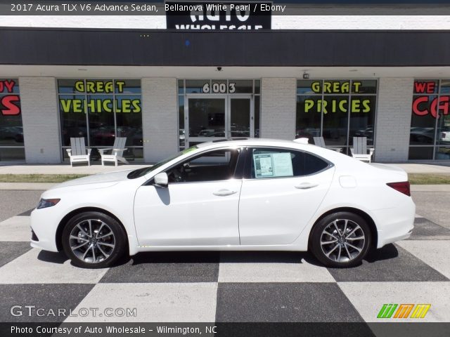 2017 Acura TLX V6 Advance Sedan in Bellanova White Pearl