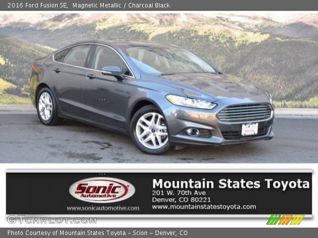 2016 Ford Fusion SE in Magnetic Metallic