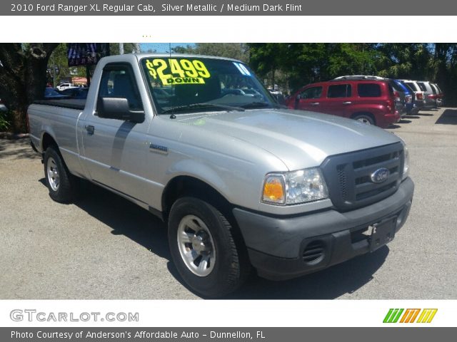 2010 Ford Ranger XL Regular Cab in Silver Metallic