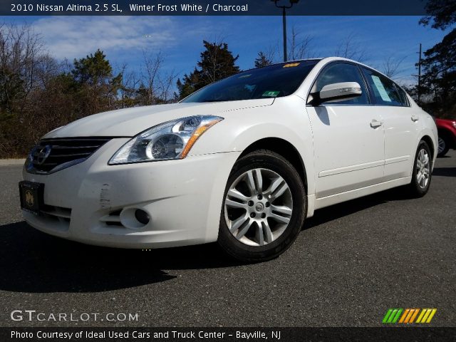 2010 Nissan Altima 2.5 SL in Winter Frost White