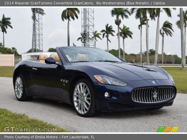 2014 Maserati GranTurismo Convertible GranCabrio in Blu Mediterraneo (Blue Metallic)