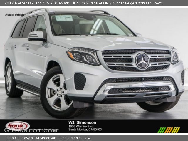 2017 Mercedes-Benz GLS 450 4Matic in Iridium Silver Metallic