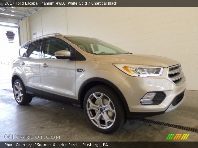 2017 Ford Escape Titanium 4WD in White Gold