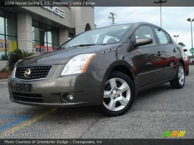 2008 Nissan Sentra 2.0 S in Polished Granite