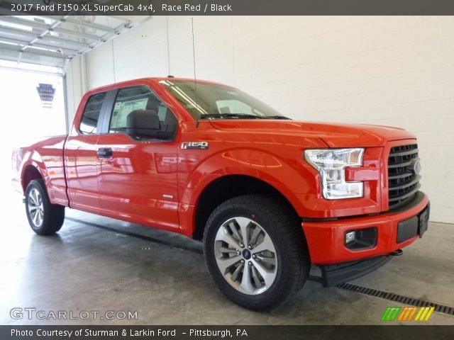 2017 Ford F150 XL SuperCab 4x4 in Race Red