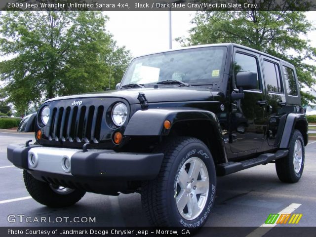 2009 Jeep Wrangler Unlimited Sahara 4x4 in Black