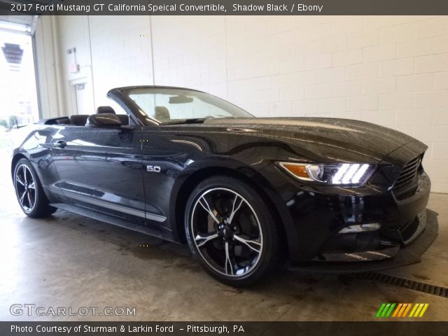 2017 Ford Mustang GT California Speical Convertible in Shadow Black