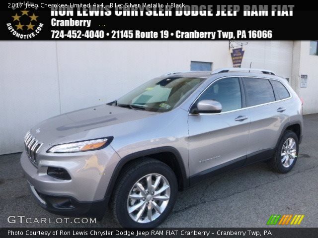 2017 Jeep Cherokee Limited 4x4 in Billet Silver Metallic