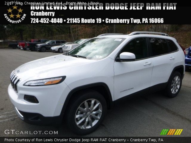 2017 Jeep Cherokee Limited 4x4 in Bright White
