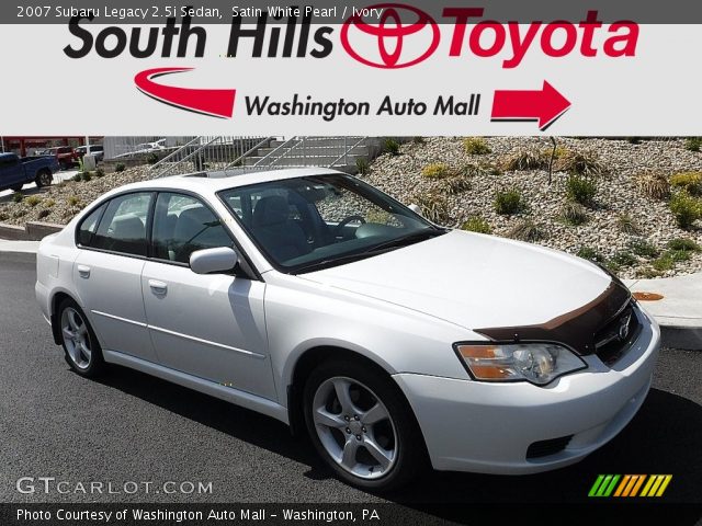 2007 Subaru Legacy 2.5i Sedan in Satin White Pearl