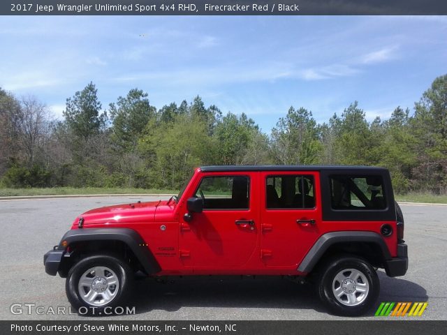 2017 Jeep Wrangler Unlimited Sport 4x4 RHD in Firecracker Red