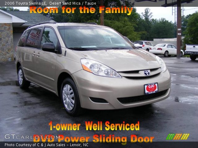 2006 Toyota Sienna LE in Desert Sand Mica