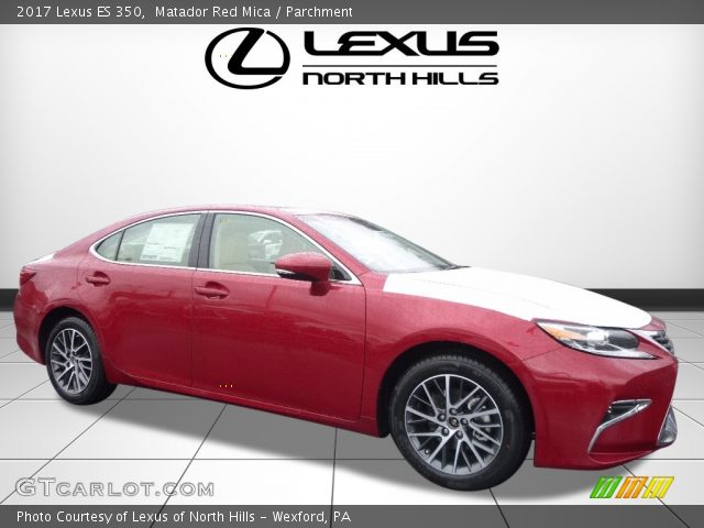 2017 Lexus ES 350 in Matador Red Mica