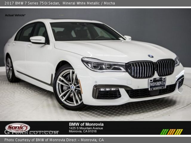 2017 BMW 7 Series 750i Sedan in Mineral White Metallic